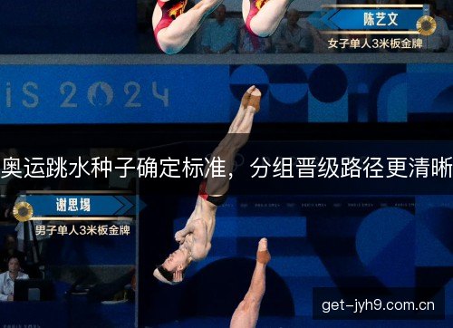 奥运跳水种子确定标准，分组晋级路径更清晰